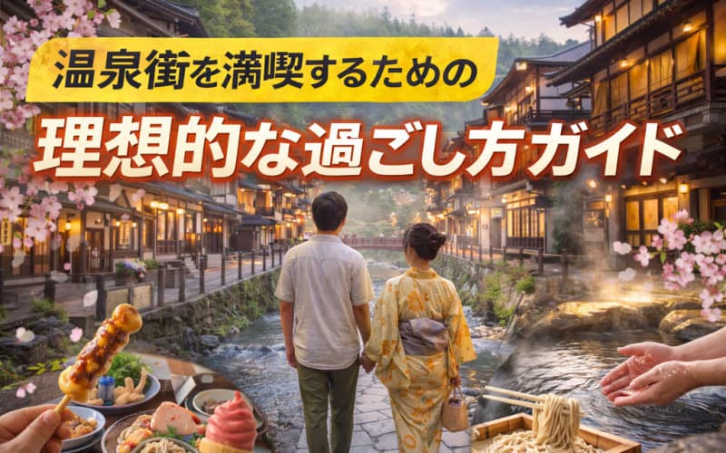 温泉街を満喫するための理想的な過ごし方ガイド