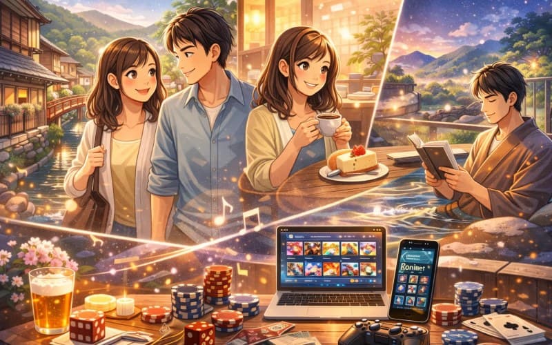 温泉旅行中にできる気晴らし特集