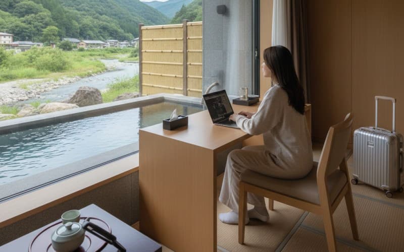 下部温泉で心身を癒す:湯治・ワーケーション・一人旅に最適な宿ランキング【2024年版】