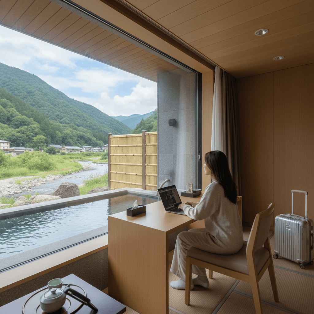 下部温泉で心身を癒す:湯治・ワーケーション・一人旅に最適な宿ランキング【2024年版】