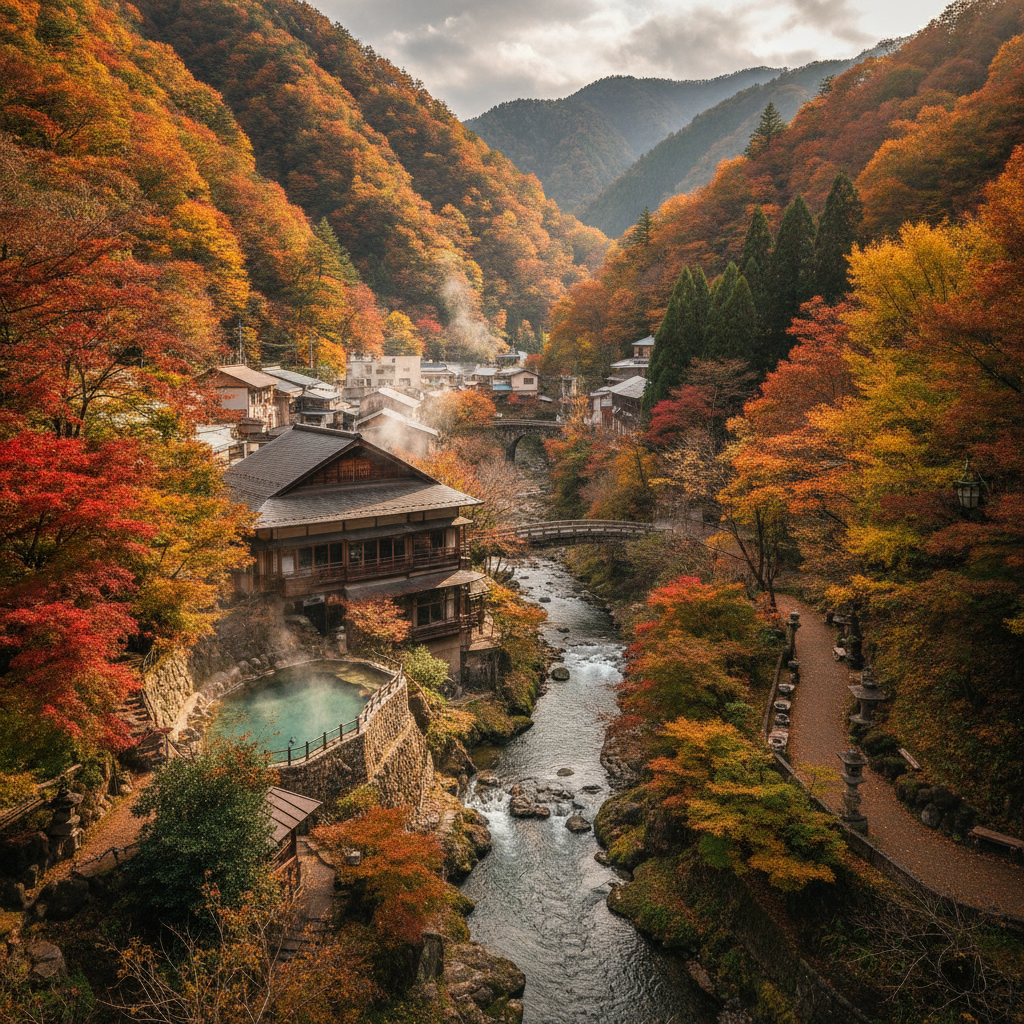 下部温泉 紅葉見頃スポット徹底解説:癒しの湯治と絶景を巡る完全ガイド